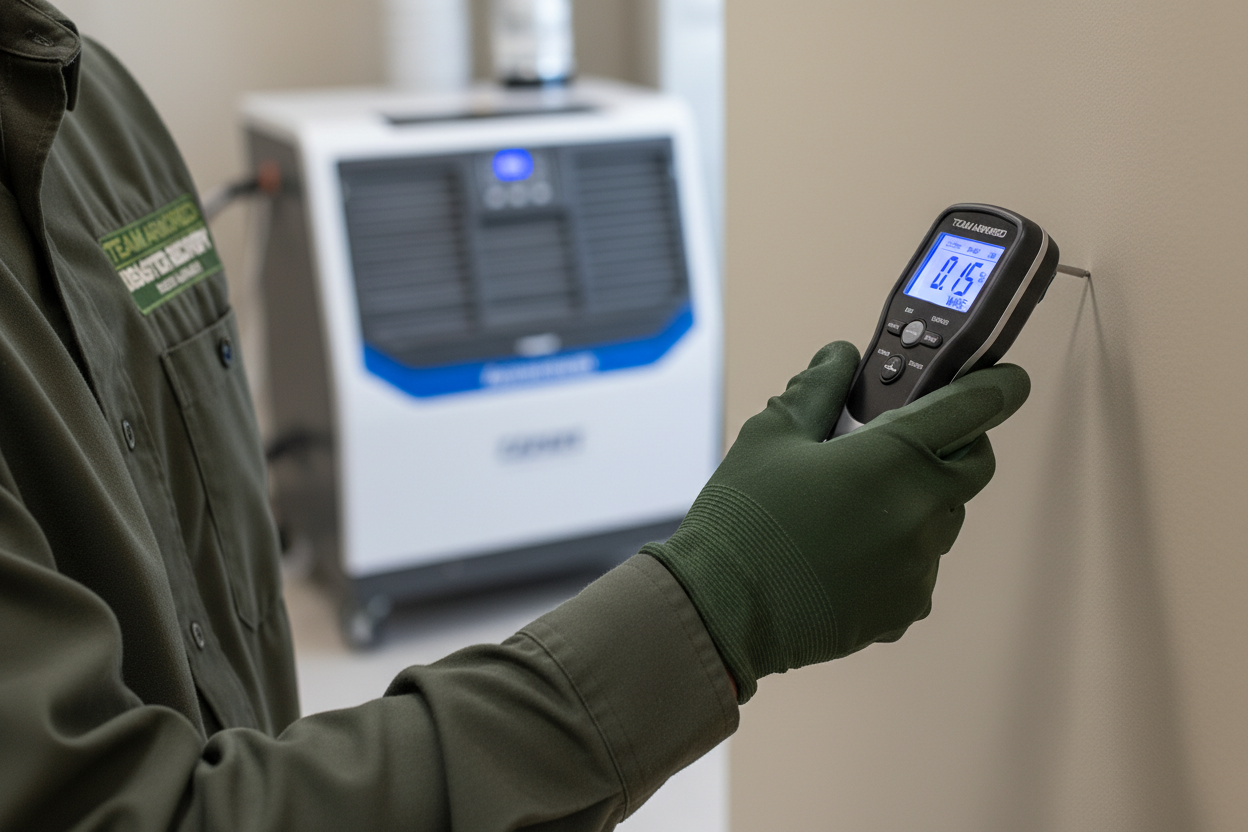 Professional water damage restoration